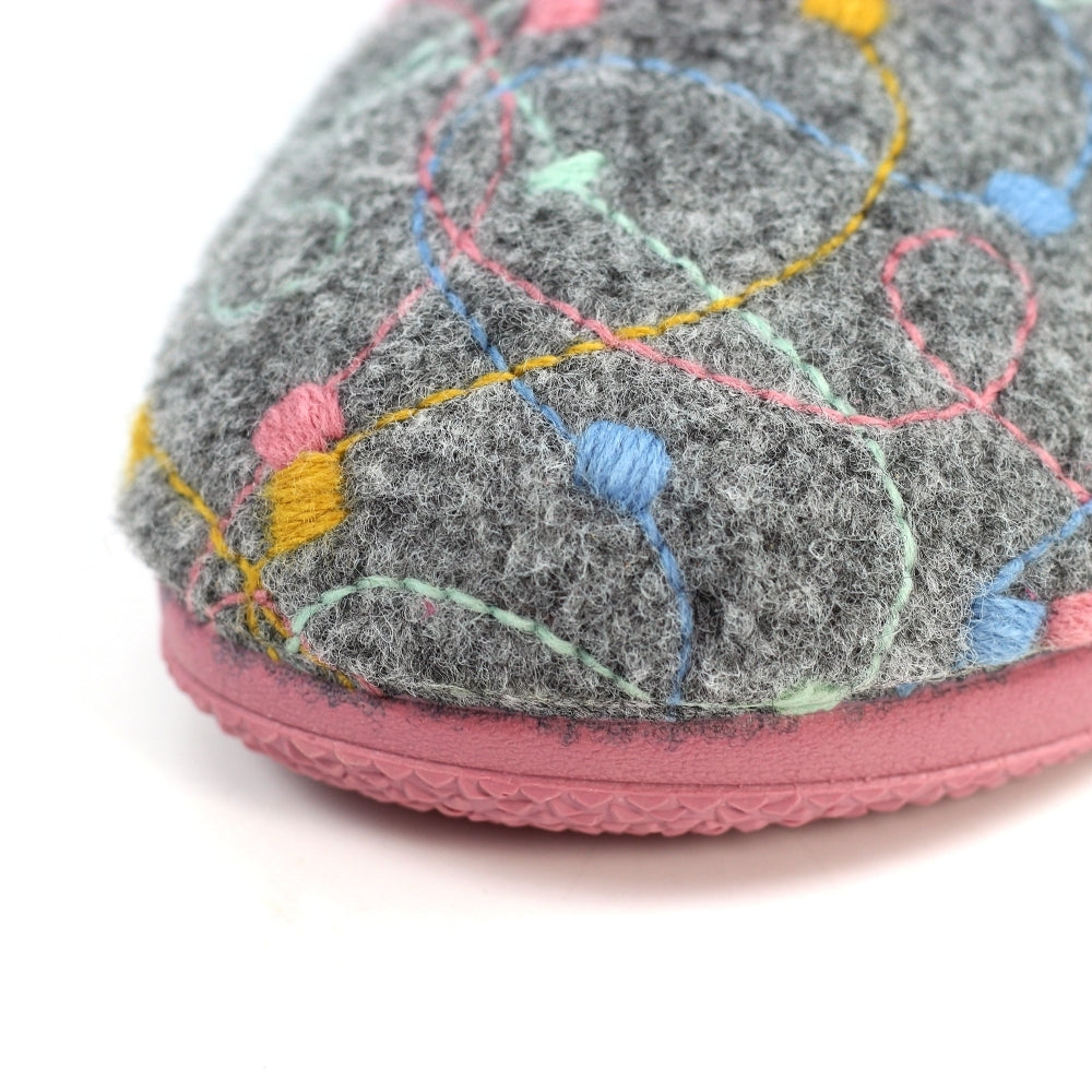 Lunar Women's KLA251 Impulse Mule Slippers Grey