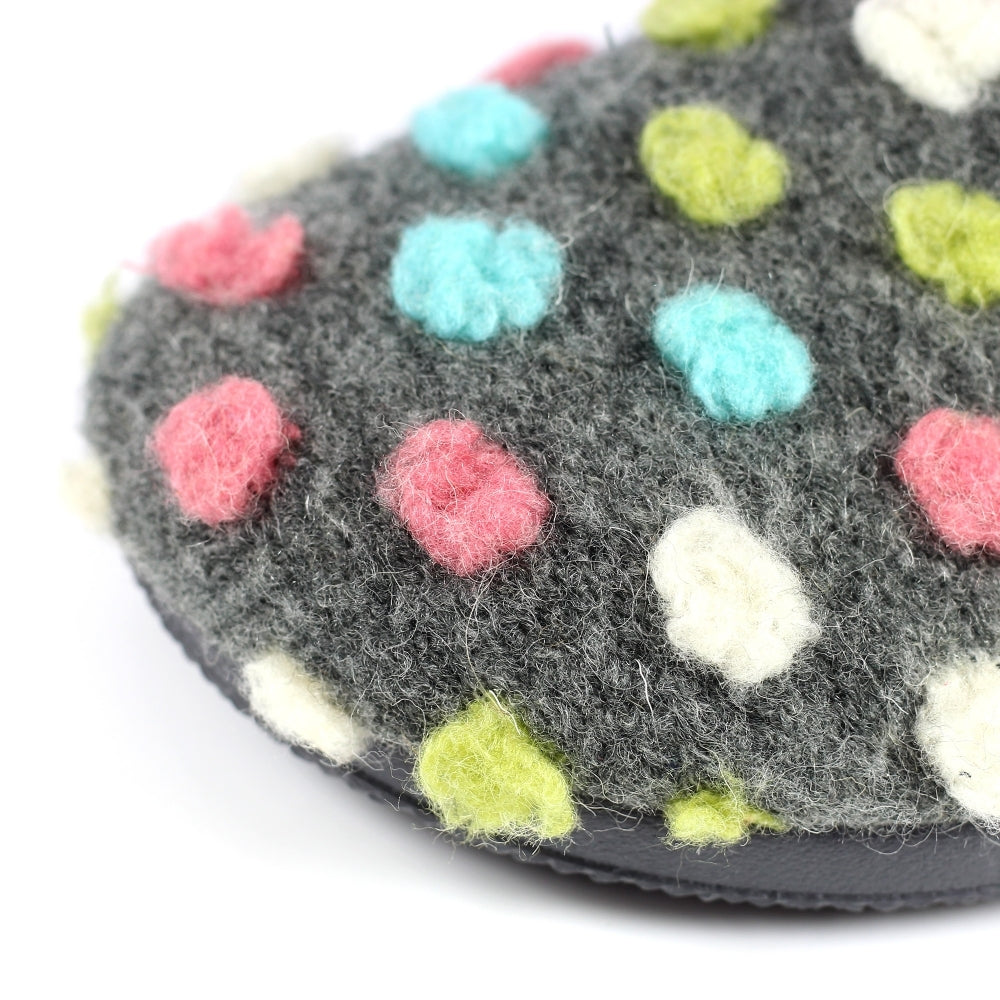 Lunar Women's KLA126 Montreal Mule Slippers Grey