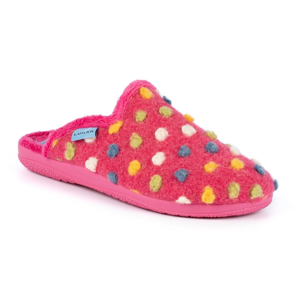 Lunar Women's KLA126 Montreal Mule Slippers Pink