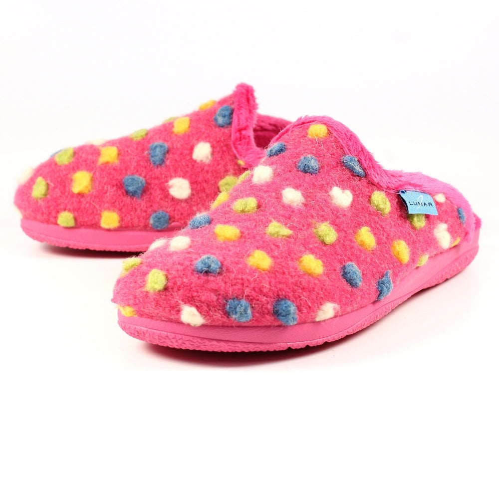 Lunar Women's KLA126 Montreal Mule Slippers Pink