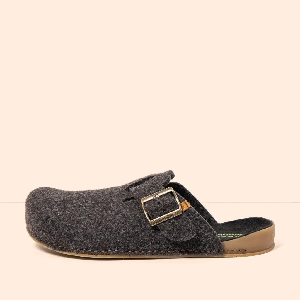 El Naturalista Unisex NA68 R-Felt Clog - Carbon Grey