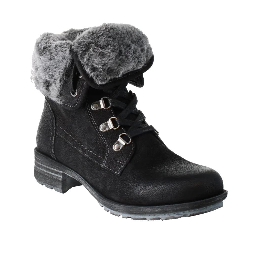 Josef Seibel Women's Susie 04 Mid-High Leather Boots Black