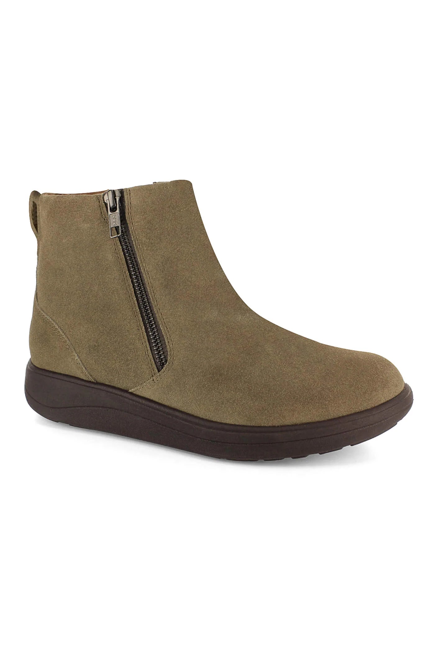 Strive Women's Bamford II Suede Leather Ankle Boots Taupe Brown