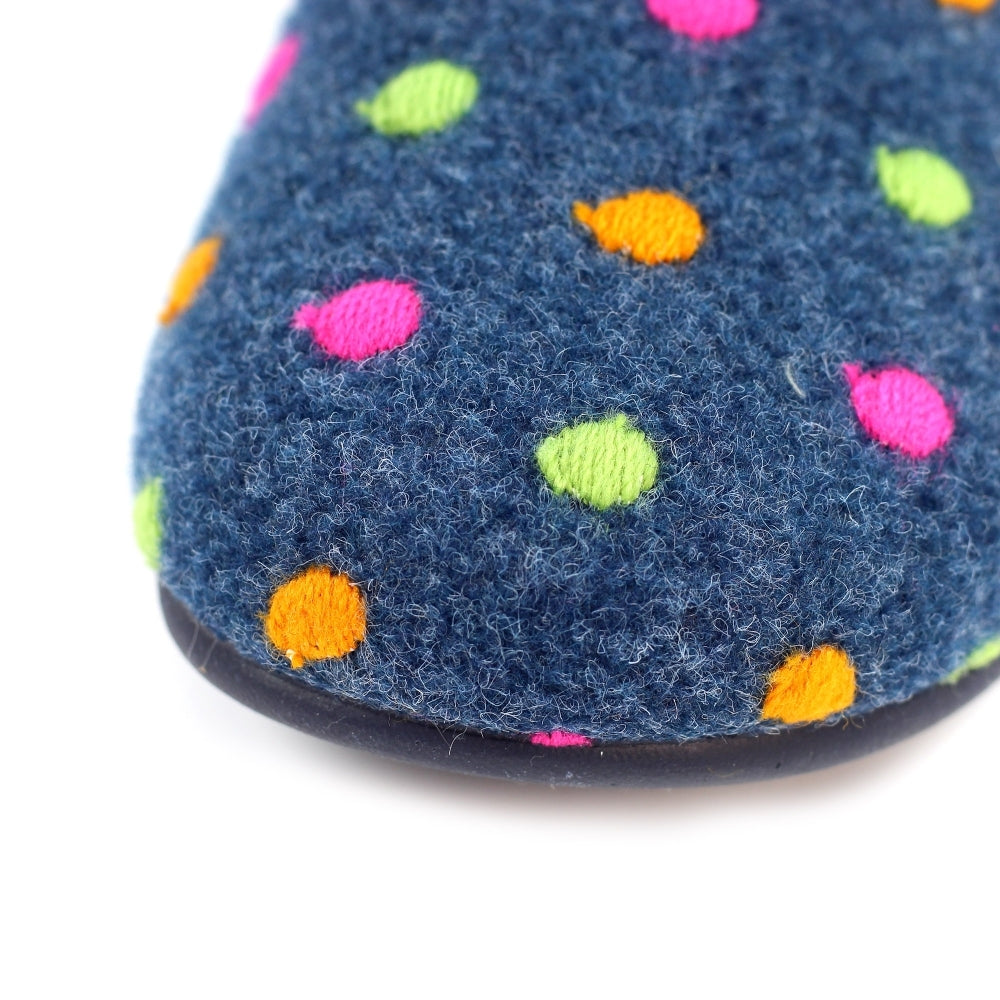 Lunar Women's KLA220 Studio Full Slippers Navy Blue