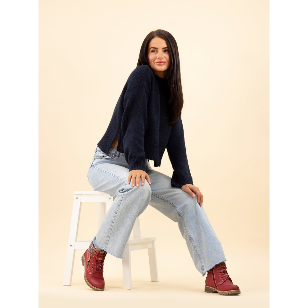 Lunar Women's GLB204 Tabasco Waterproof Ankle Boot Red