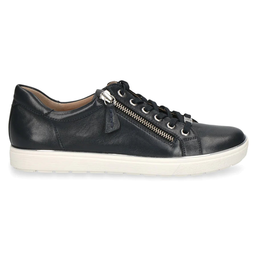 Caprice Women's 9-9-23606-20 Casual Leather Trainers Ocean Blue