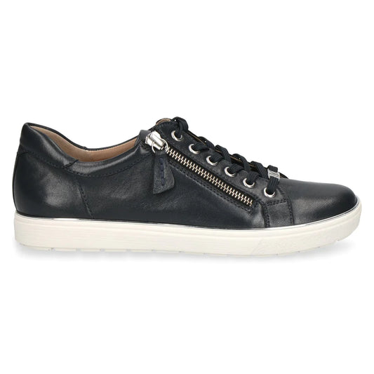 Caprice Women's 9-9-23606-20 Casual Leather Trainers Ocean Blue