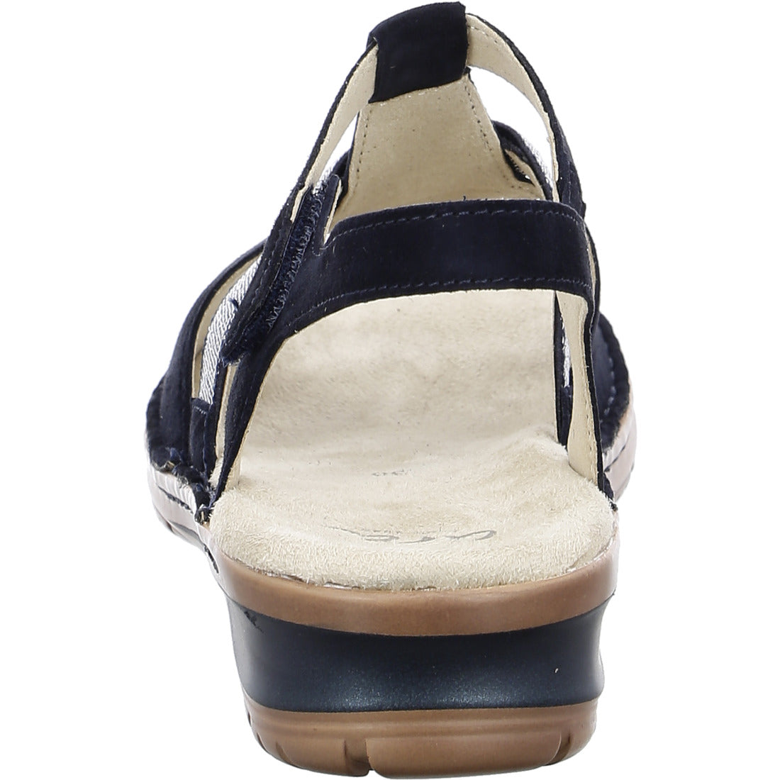 Ara Women's Hawaii 12-27272 Suede Wedge Heel Sandals Blue