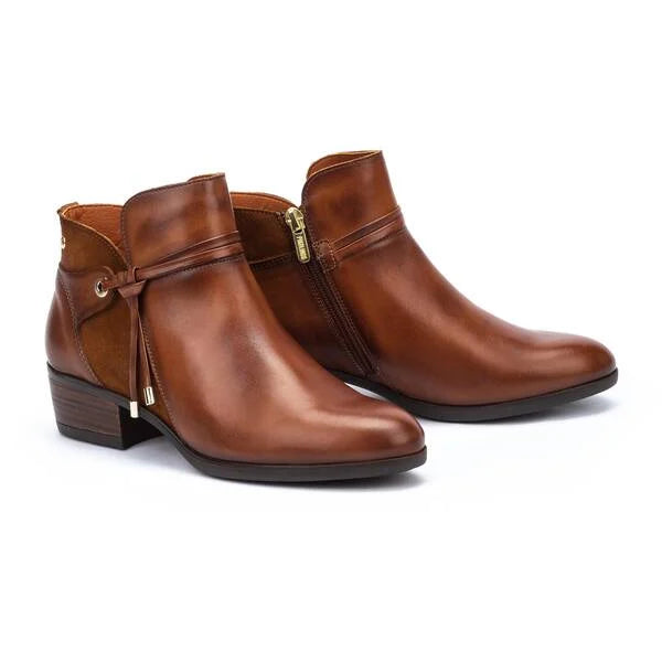 Pikolinos Women's Daroca W1U-8505 Leather Ankle Boots Cuero Brown