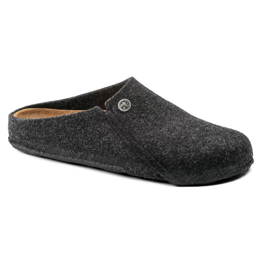 Birkenstock Unisex Zermatt Wool Felt Clog Slippers Anthracite Grey