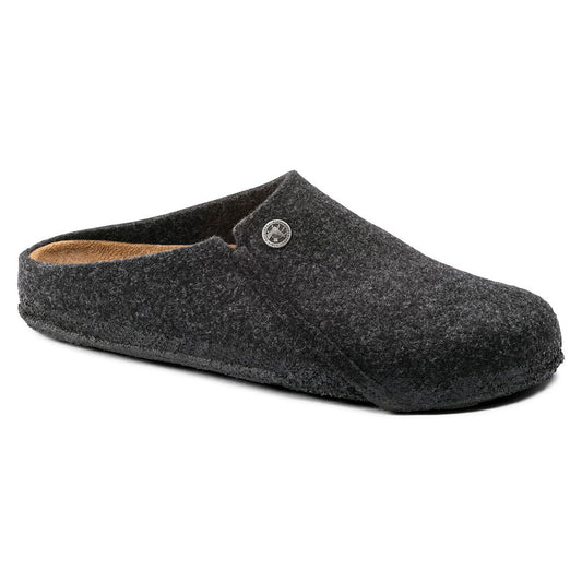 Birkenstock Unisex Zermatt Wool Felt Clog Slippers Anthracite Grey