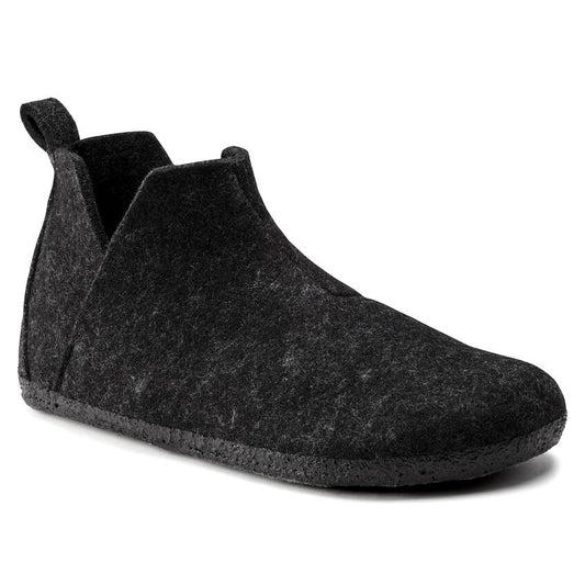 Birkenstock Unisex Andermatt Wool Felt Mod Slippers Anthracite