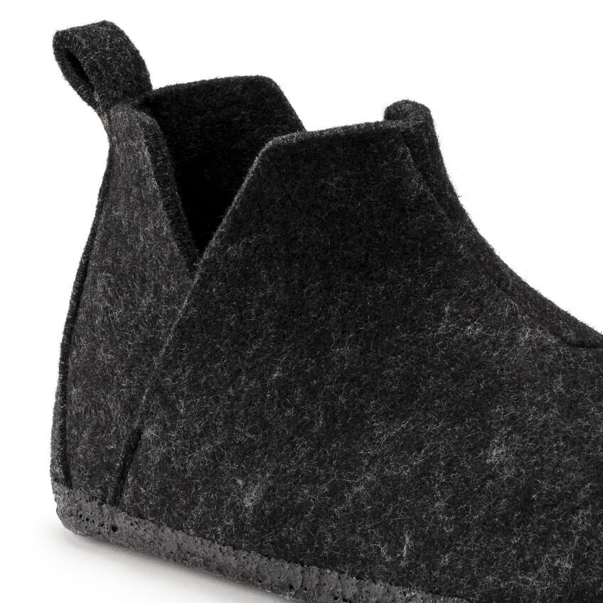 Birkenstock Unisex Andermatt Wool Felt Mod Slippers Anthracite
