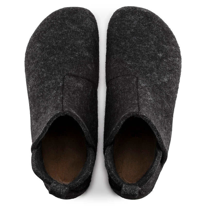 Birkenstock Unisex Andermatt Wool Felt Mod Slippers Anthracite