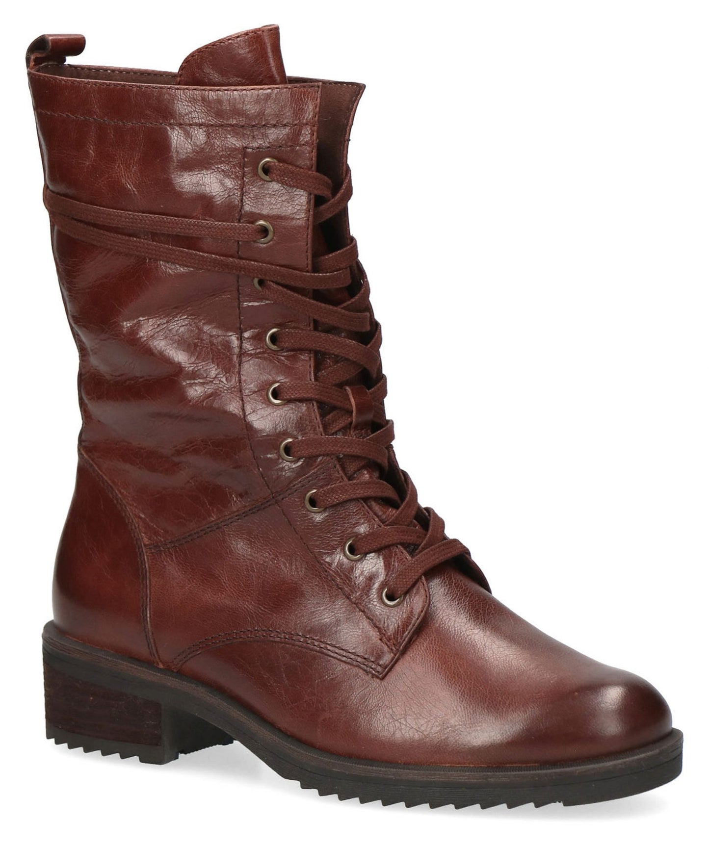 Caprice Women's 9-9-25202-29 Leather Calf Boots Chestnut Brown