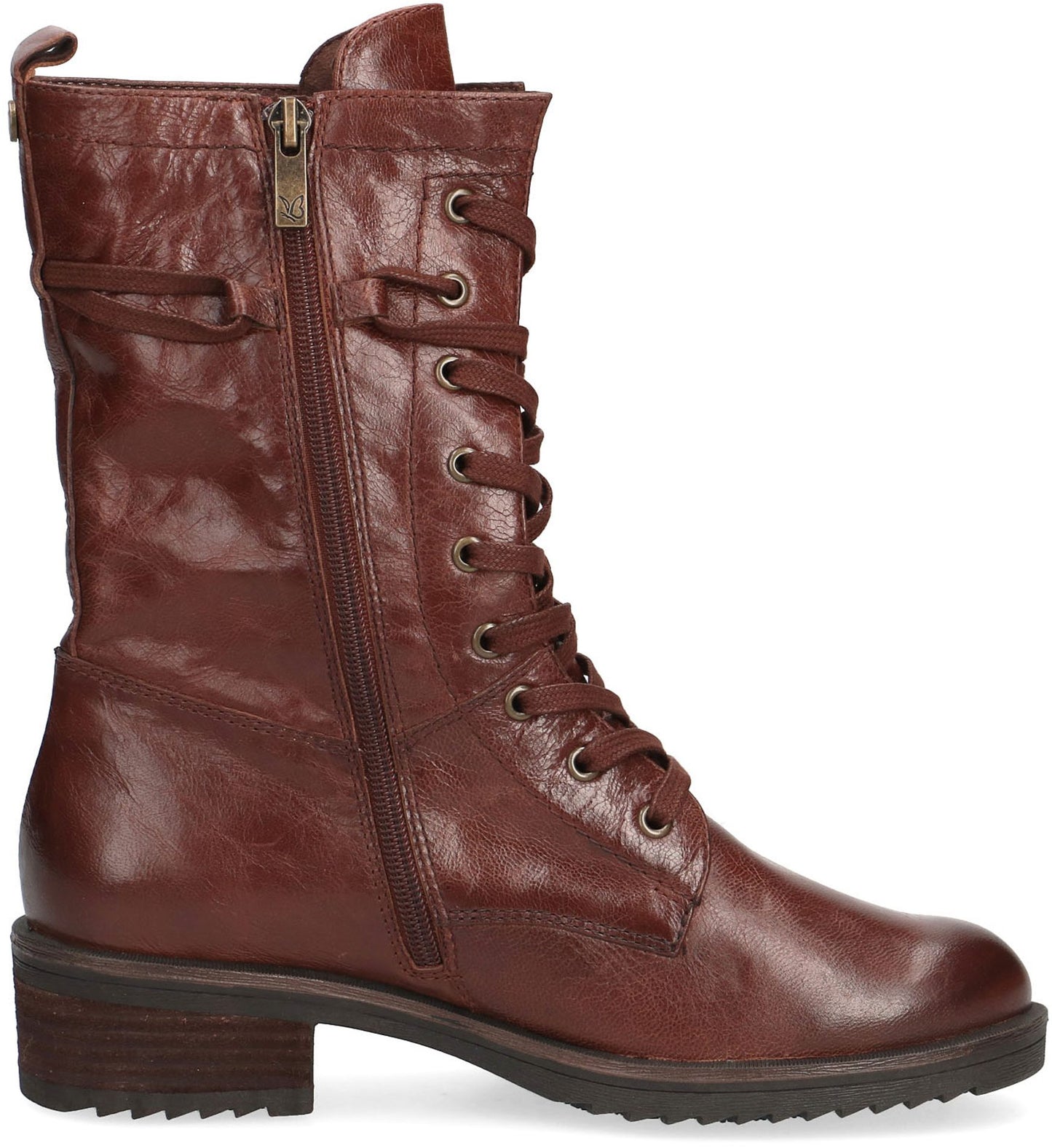 Caprice Women's 9-9-25202-29 Leather Calf Boots Chestnut Brown