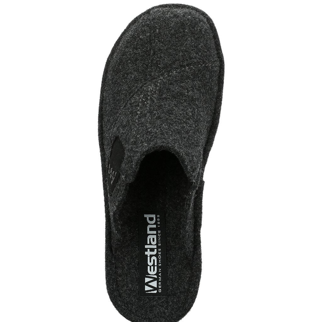 Josef Seibel Men's Westland Toulouse 35 Cosy Slippers Anthracite Grey