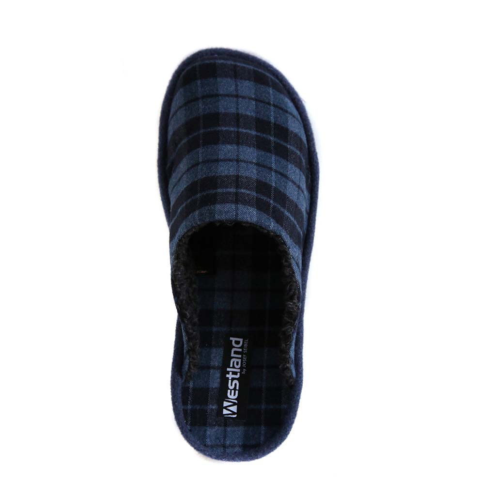 Josef Seibel Men's Westland Toulouse 57 Cosy Slippers Blue
