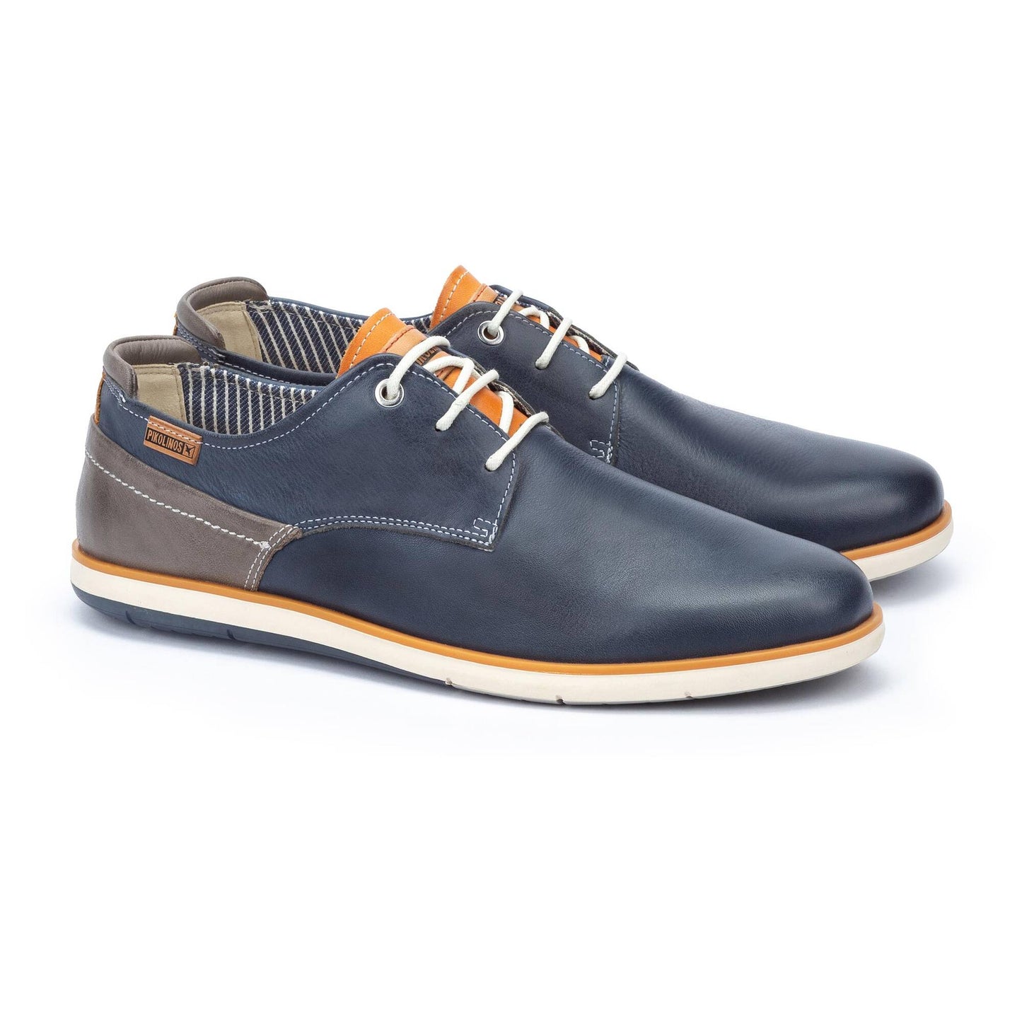 Pikolinos Men's Jucar M4E-4104C1 Leather Lace-Up Shoes Blue