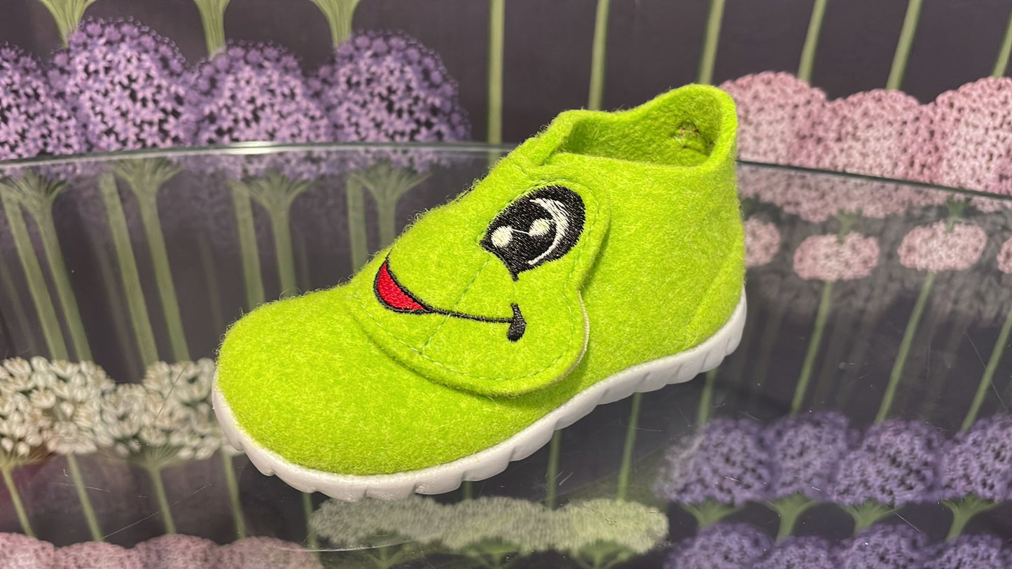 Superfit Childrens Kids 7-00295-09 Happy Monster Slippers Green