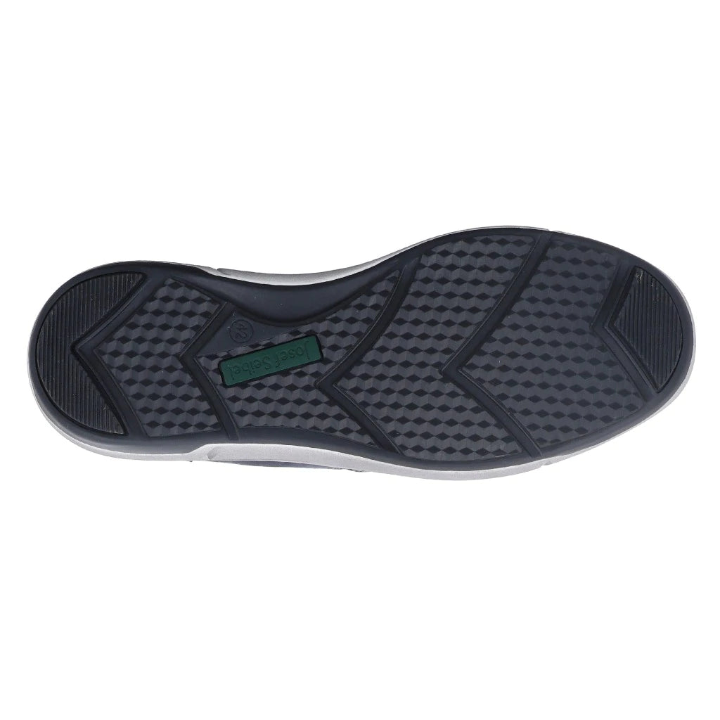 Josef Seibel Men's Enrico 01 Leather  Casual Shoes Trainers Indigo Blue