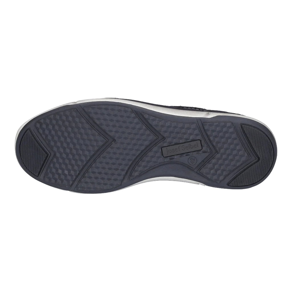 Josef Seibel Men's Enrico 25 Leather Casual Shoes Indigo Blue