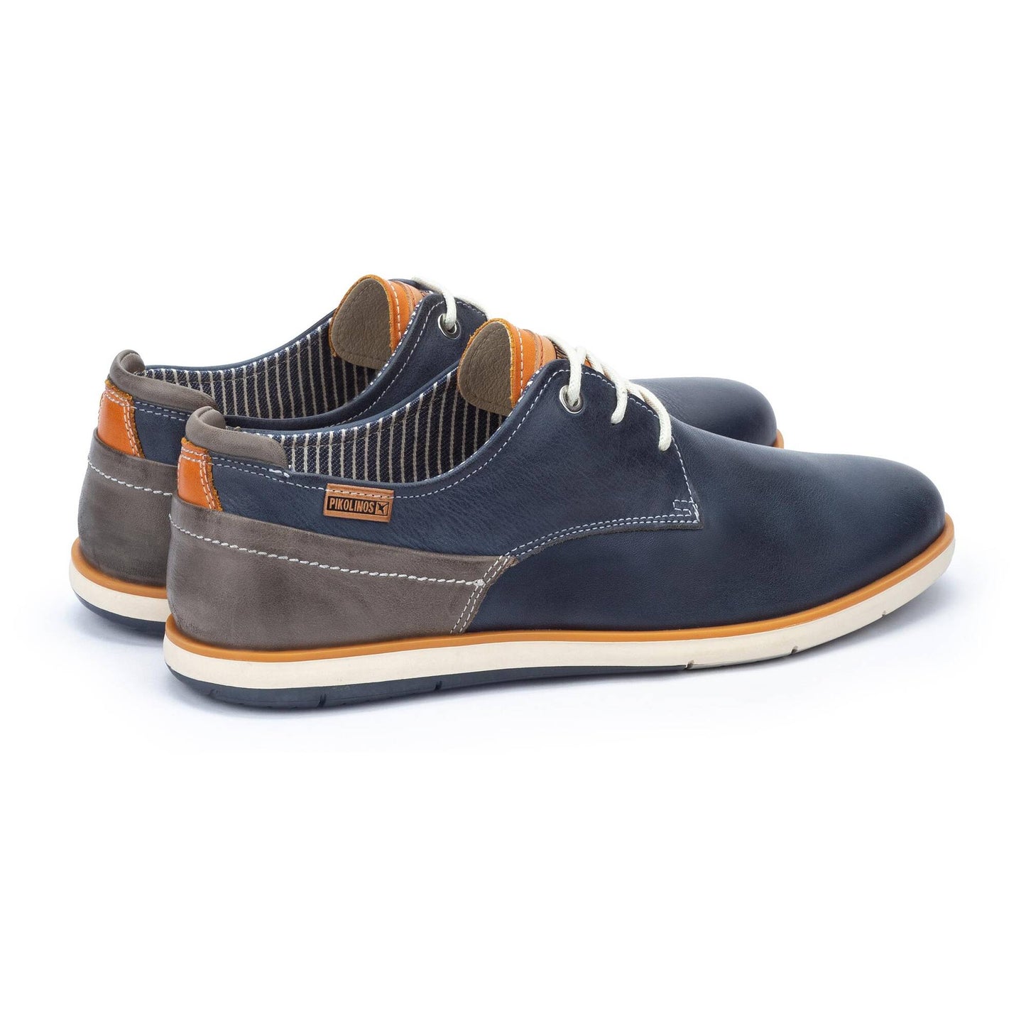 Pikolinos Men's Jucar M4E-4104C1 Leather Lace-Up Shoes Blue