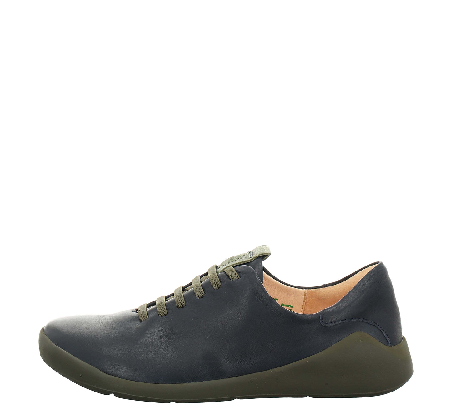 Think! Women's 3-000548-8000 Duene Leather Sneakers Navy Blue