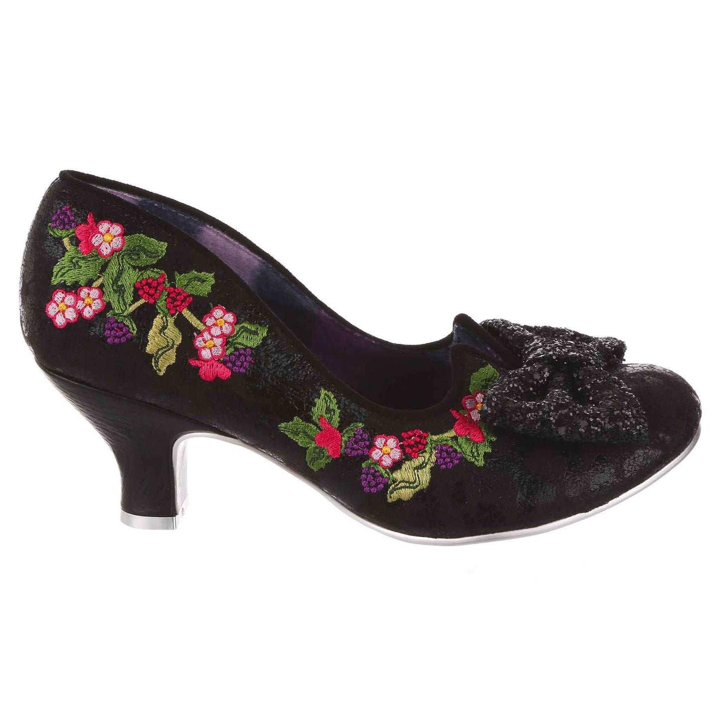 Irregular Choice Women's 4136-99 Ripen on the Vine Heel Shoes Black