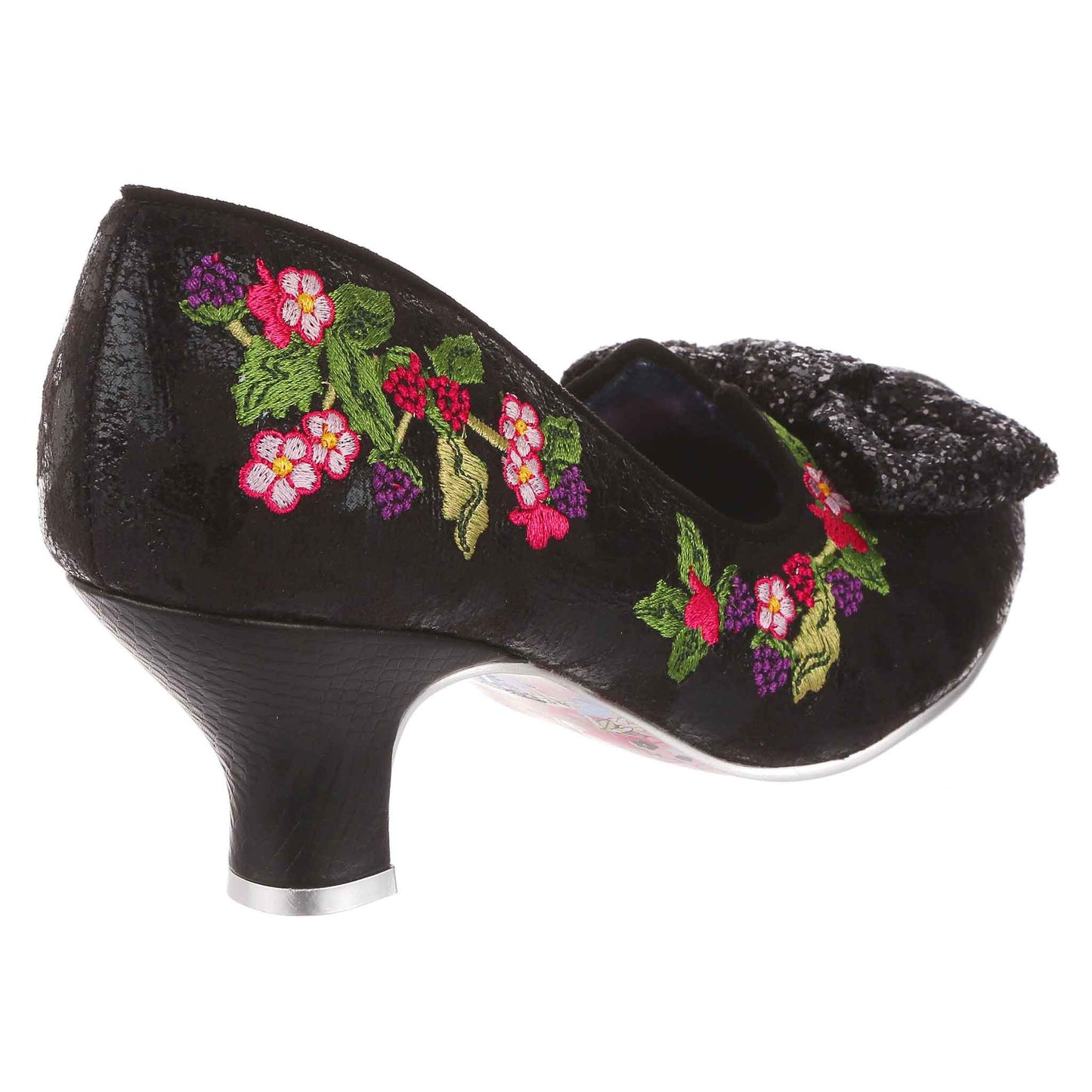 Irregular Choice Women's 4136-99 Ripen on the Vine Heel Shoes Black
