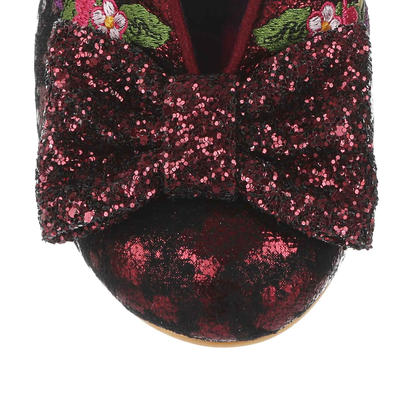 Irregular Choice Women's 4136-99 Ripen on the Vine Heel Shoes Bordo