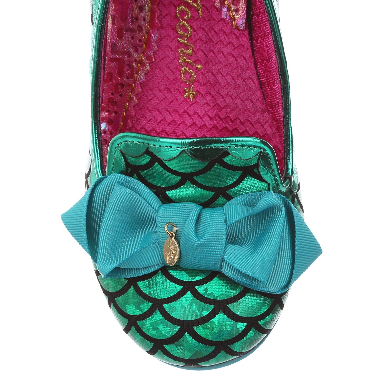 Irregular Choice Women's Kanjanka 4255-12AX Mermaid Mid Heel Shoes Green