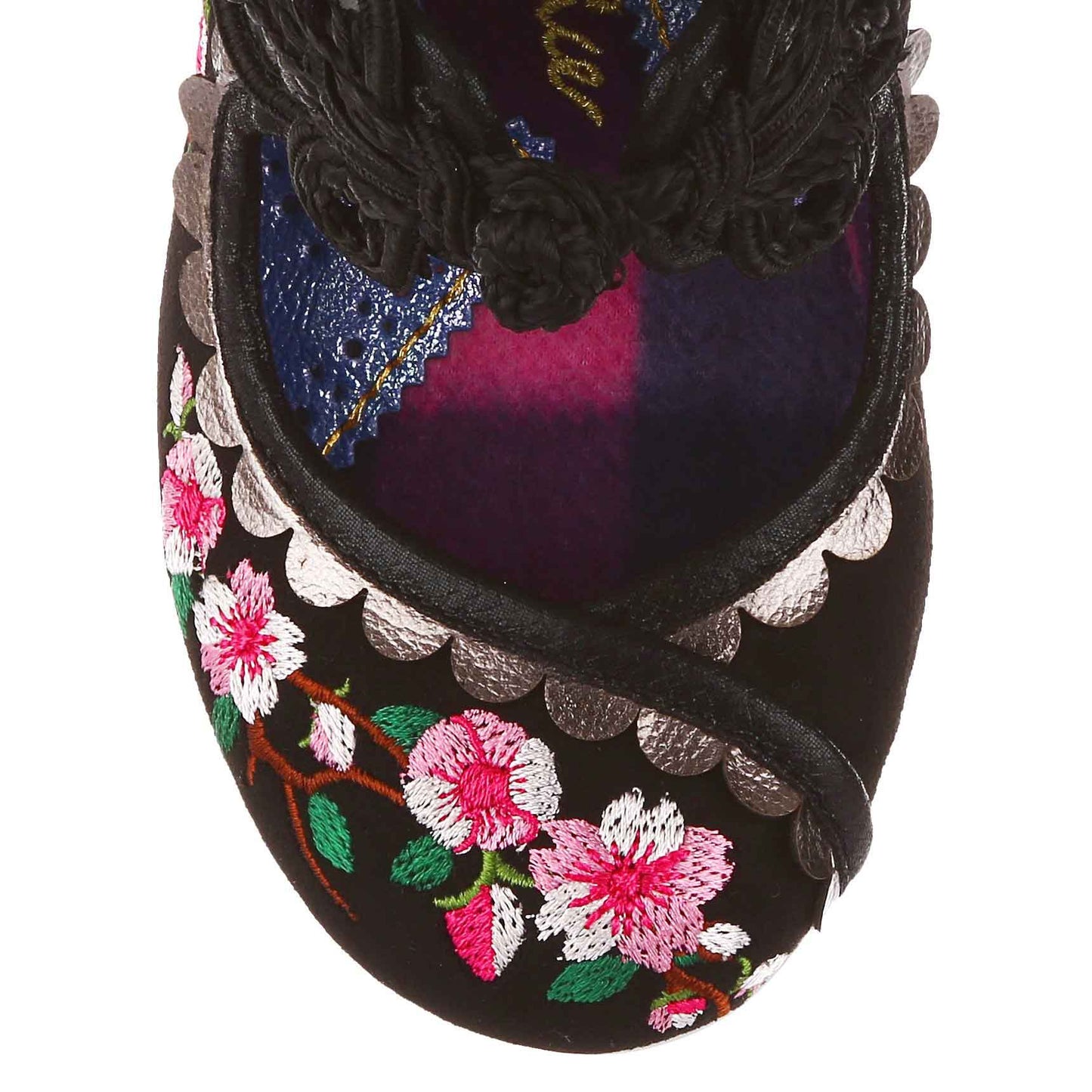 Irregular Choice Women's 4255-90 Cherry Blossoming Heel Shoes Black