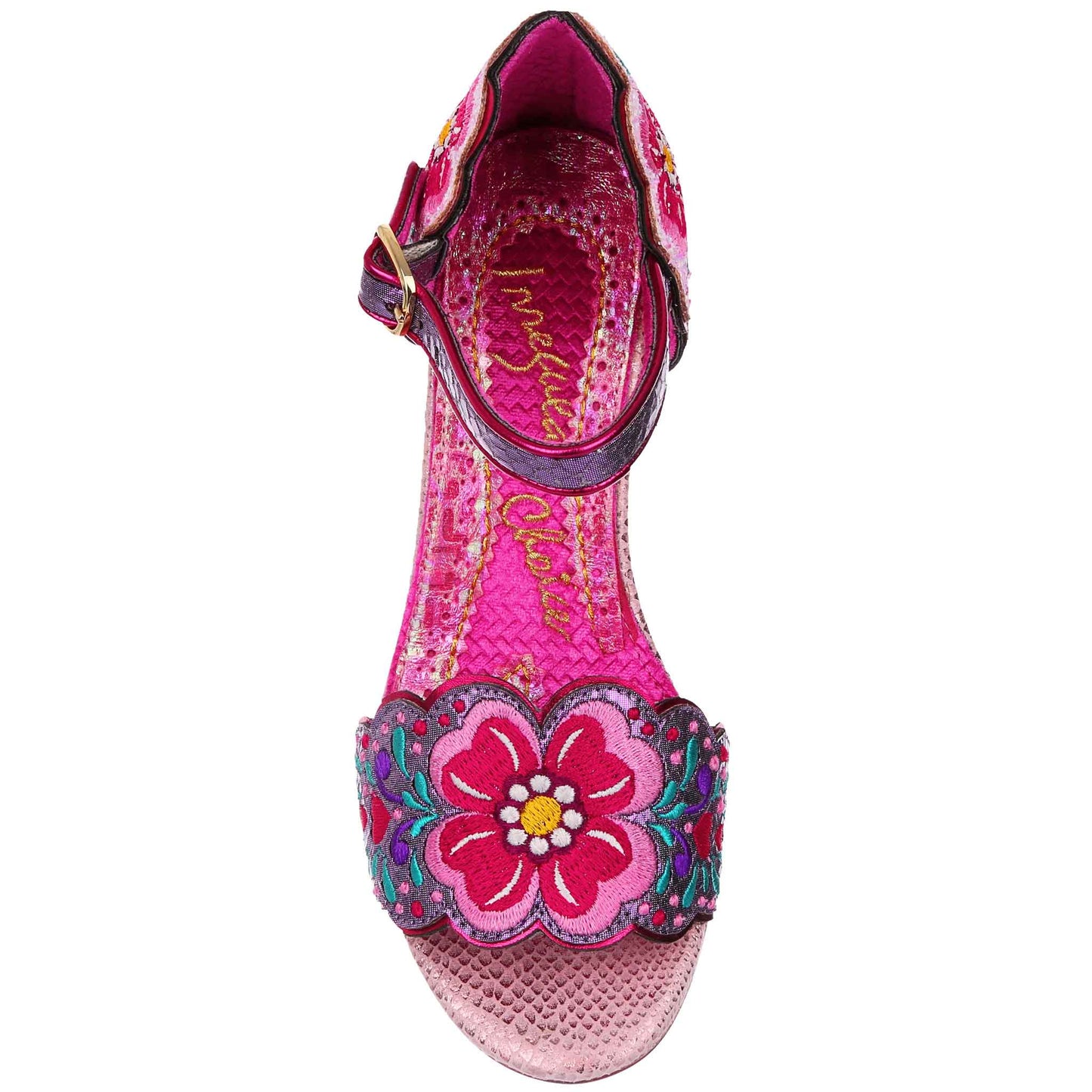 Irregular Choice Women's Posie Picking 4561-07B Heel Sandals Pink