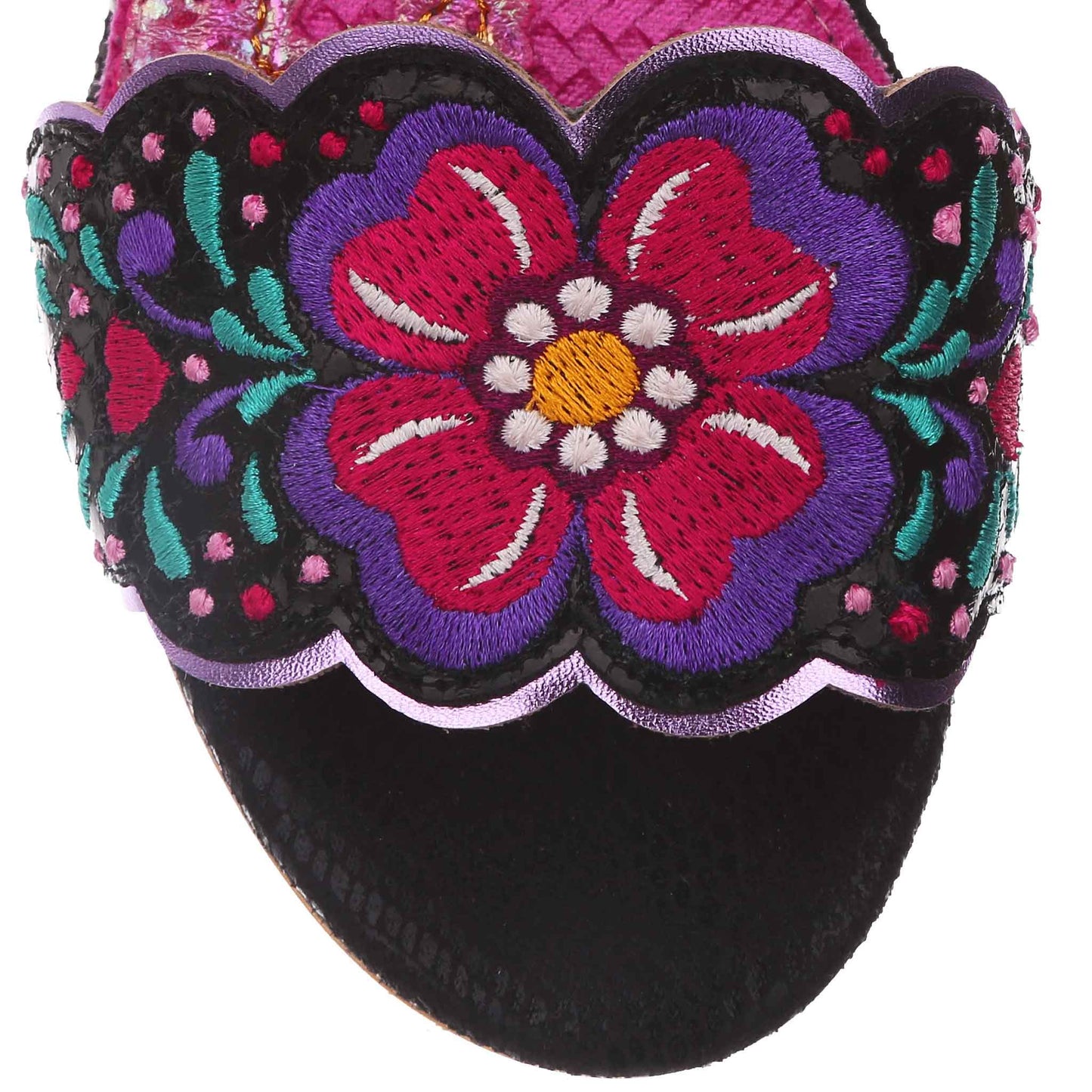 Irregular Choice Women's Posie Picking 4561-07C Heel Sandals Black