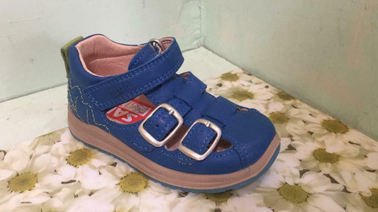Superfit Childrens Kids 0-00436-85 Mel TPU Buckle Sandals Blue Combi