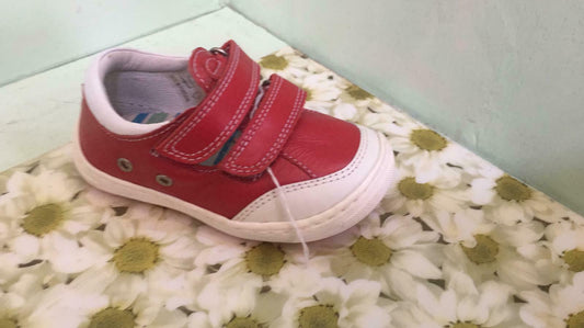 Petasil Childrens Boys Jordan 20860 Leather Shoes Red