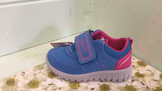 Superfit Childrens Kids 7-00101-97 Sports 7 Mini Strap Trainer Blue Pink Combi