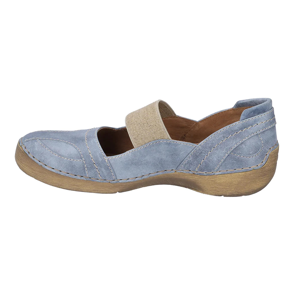 Josef Seibel Women's Fergey 89 Casual Leather Shoes Jeans Blue