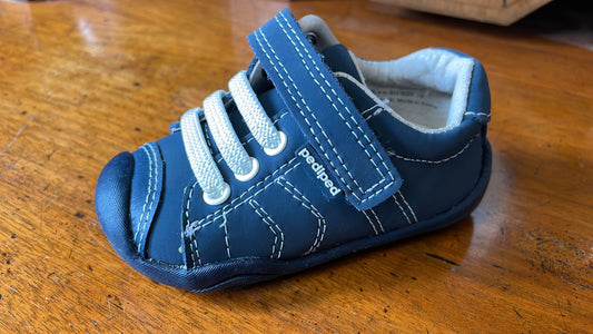 PediPed Childrens Toddler Jake Grip n Go Trainers Navy
