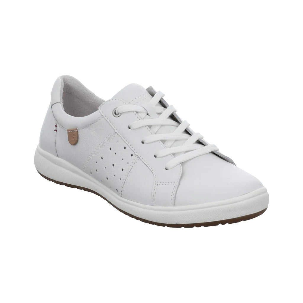 Josef Seibel Women's Caren 01 Casual Leather Trainers White