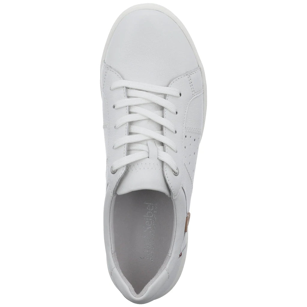Josef Seibel Women's Caren 01 Casual Leather Trainers White