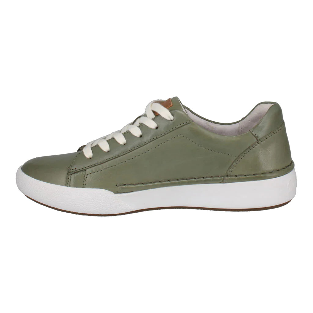 Josef Seibel Women's Claire 01 Casual Leather Trainers Mint Green