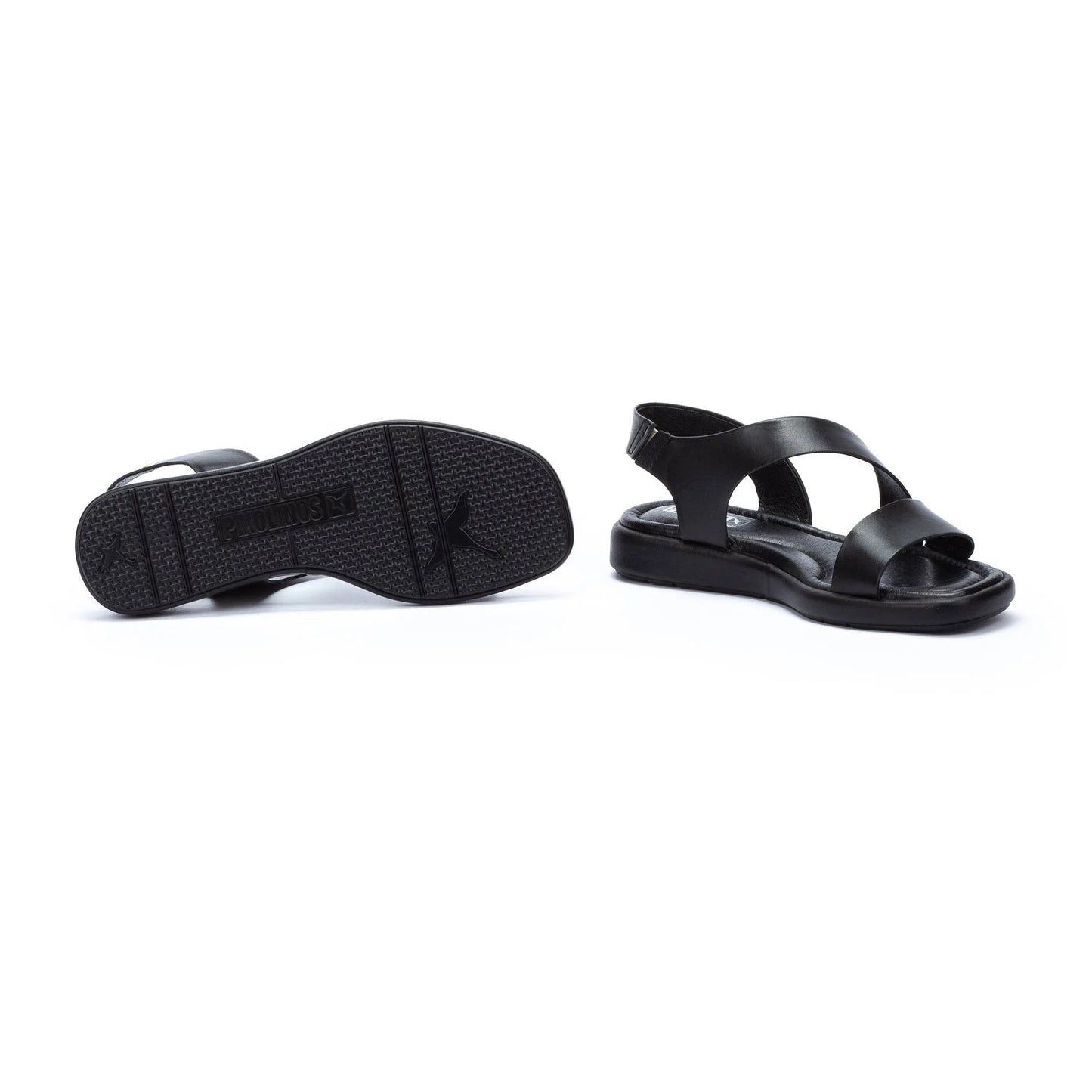 Pikolinos Women's Calella W5E-0565 Leather Sandals Black