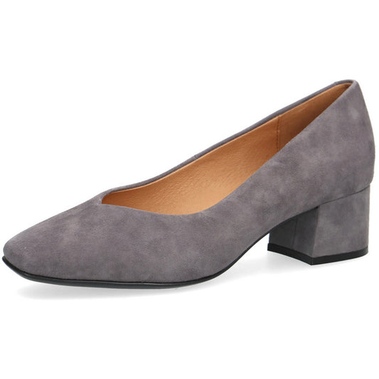 Caprice Women's 9-9-22305-29 Suede Heel Shoes Grey