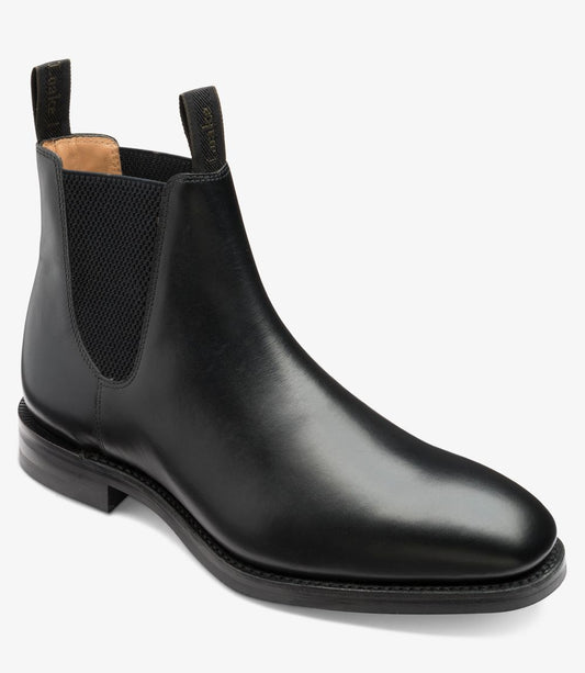 Loake Men's Chatsworth BR Leather Chelsea Boots Black