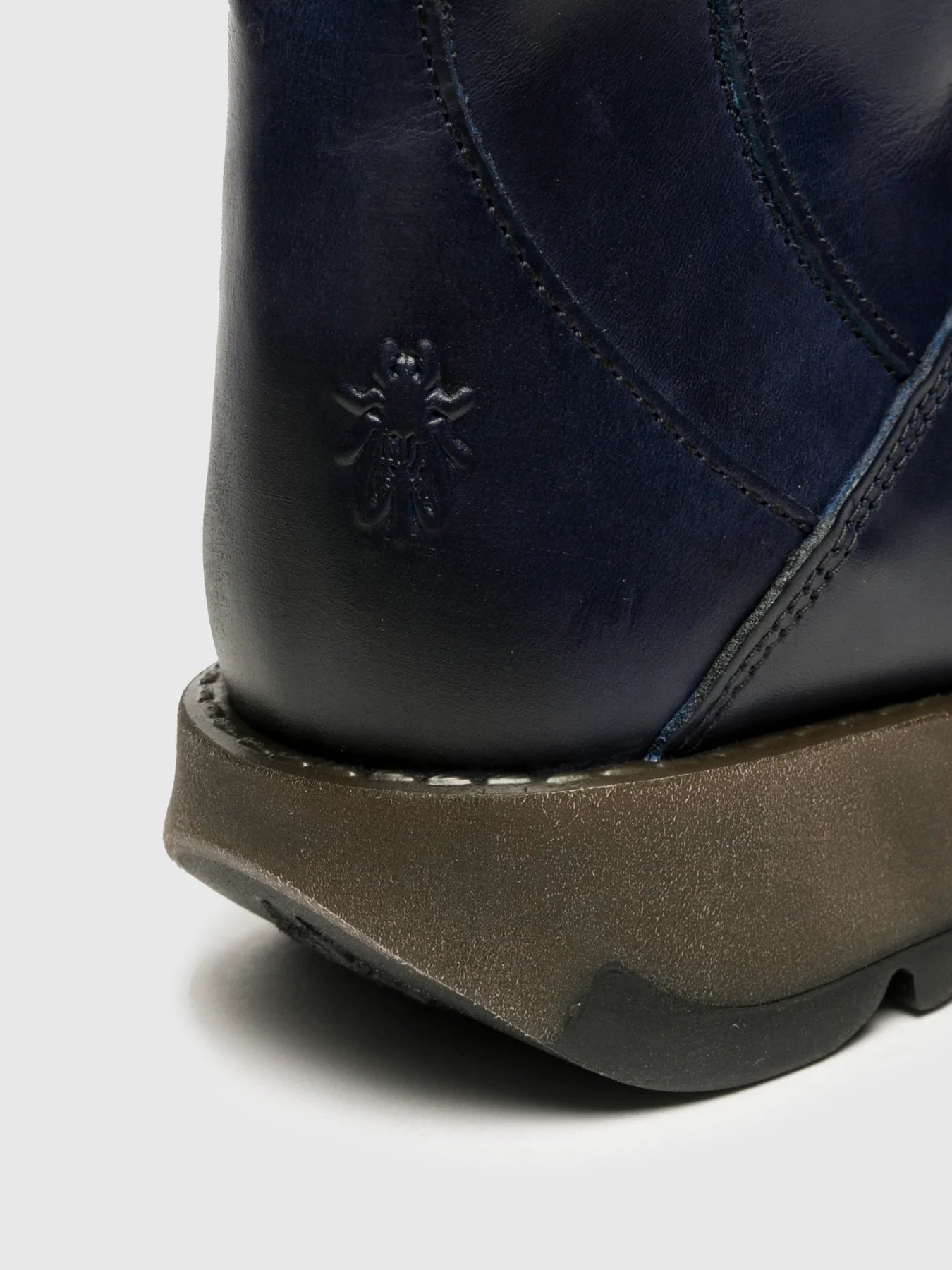 Fly London Women's MES 2 Leather Buckle Boots Blue