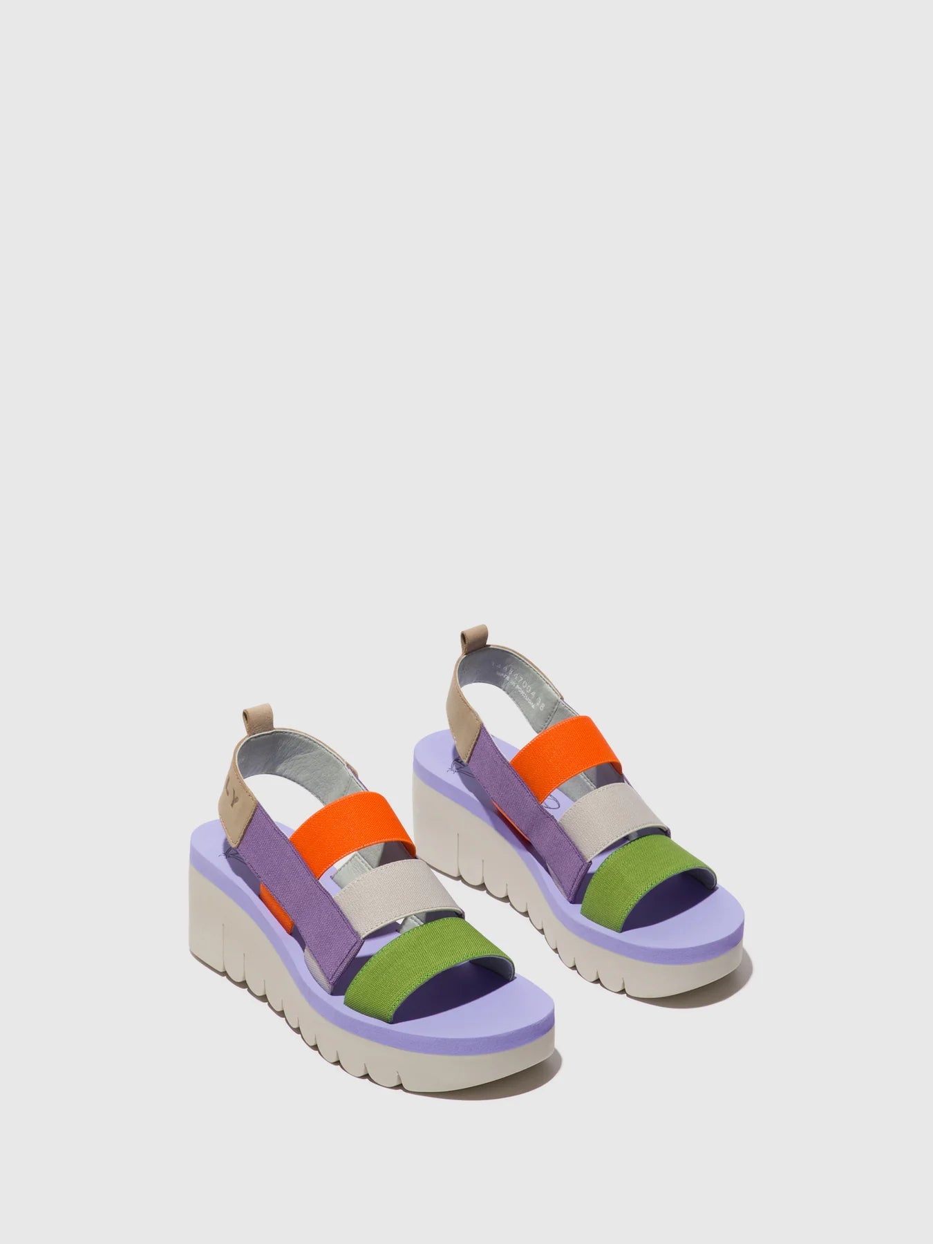 Fly London Women's YERE847FLY Strappy Sandals Multi Viola