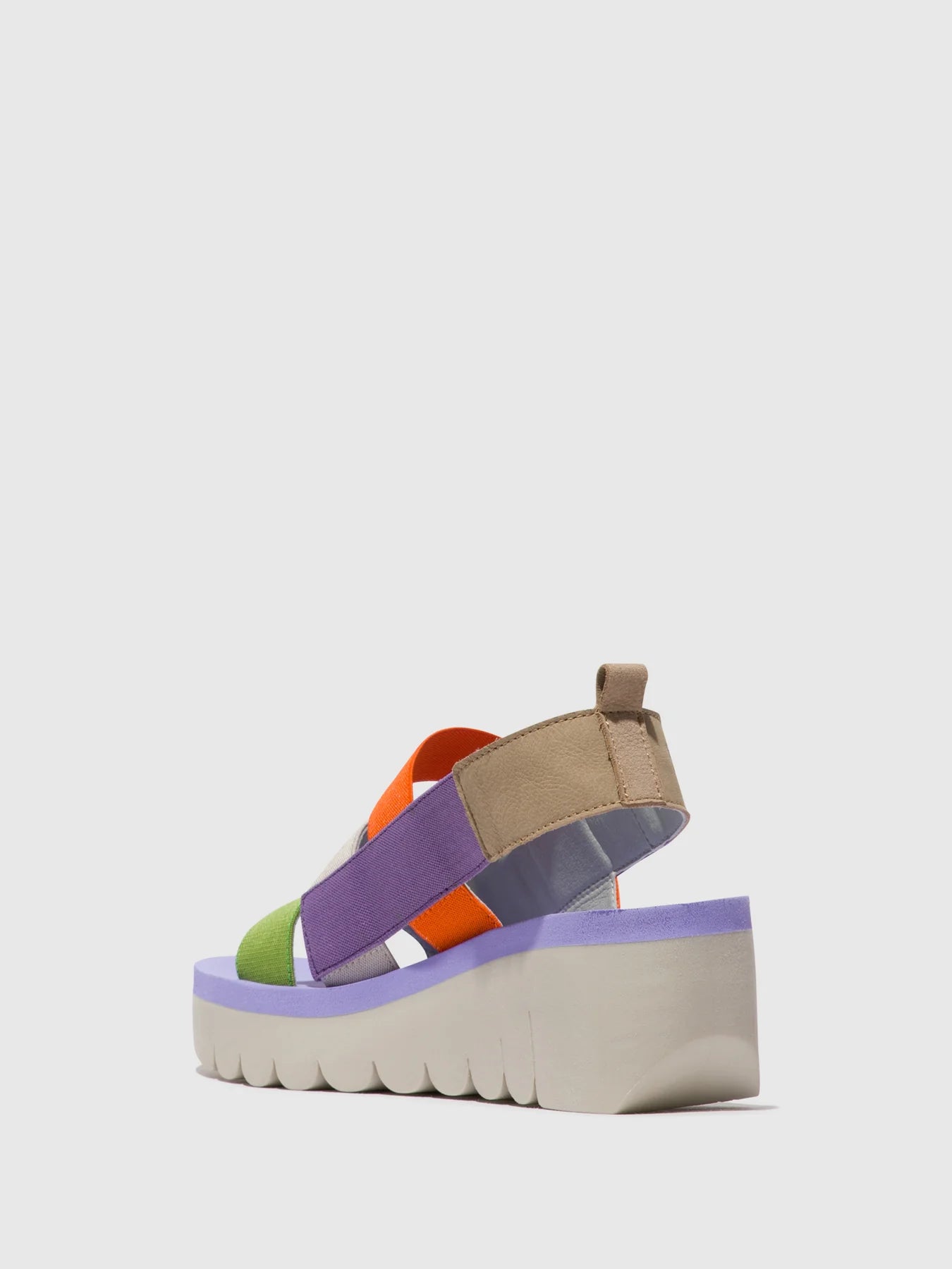 Fly London Women's YERE847FLY Strappy Sandals Multi Viola