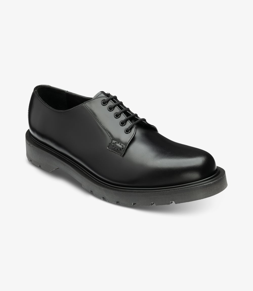 Loake Men's Kilmer Leather Plain-Tie Shoes Black